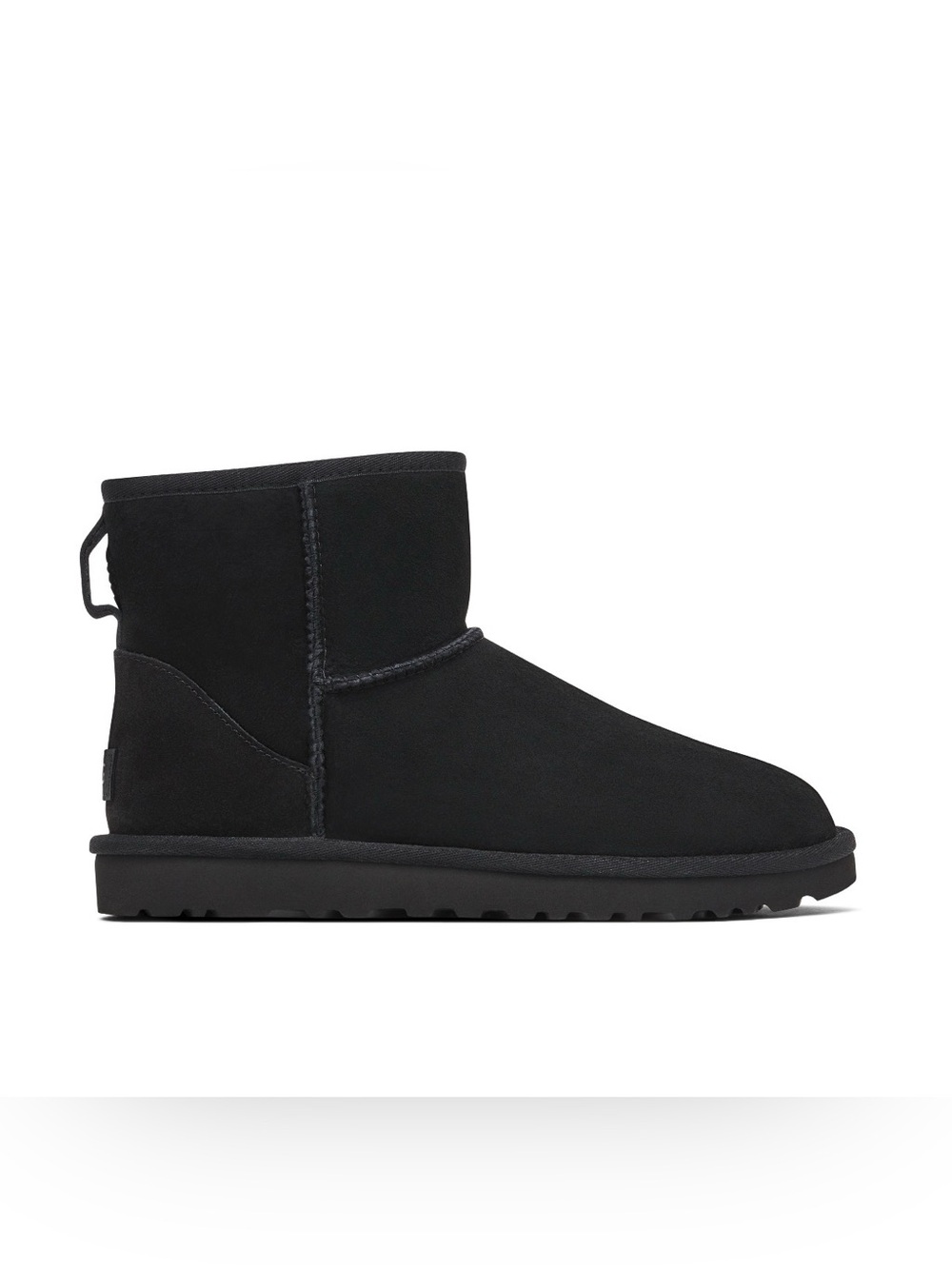 UGG Classic Mini II Black Sheepskin Boots Women’s Size 9